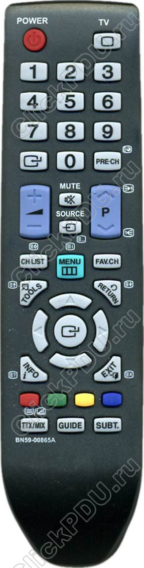 ПДУ для Samsung BN59-00865A ic LCD TV (серия HSM293)
