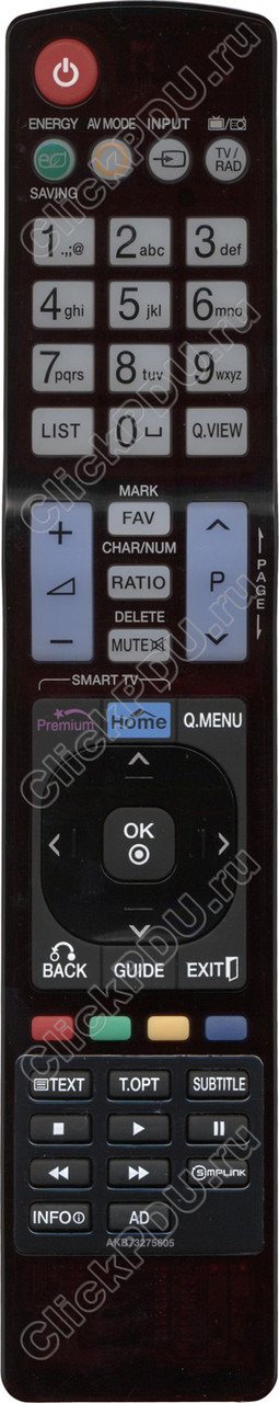 ПДУ для LG AKB73275605 ic LCD TV SMART TV (серия HLG285)