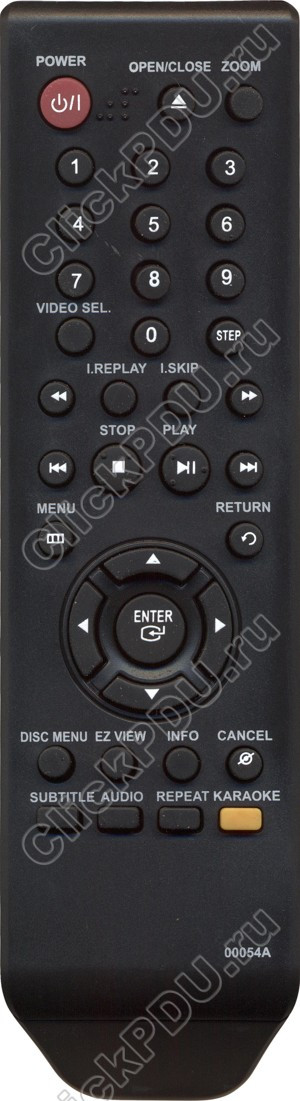 ПДУ для Samsung 00054A DVD+karaoke (серия HSM206) - фото 1 - id-p40069844