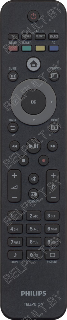 ПДУ для Philips 2422 54902314 Television ic ( серия HPH166)