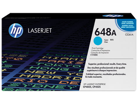Картридж 648A/ CE261A (для HP Color LaserJet CP4020/ CP4025/ CP4520/ CP4525) голубой