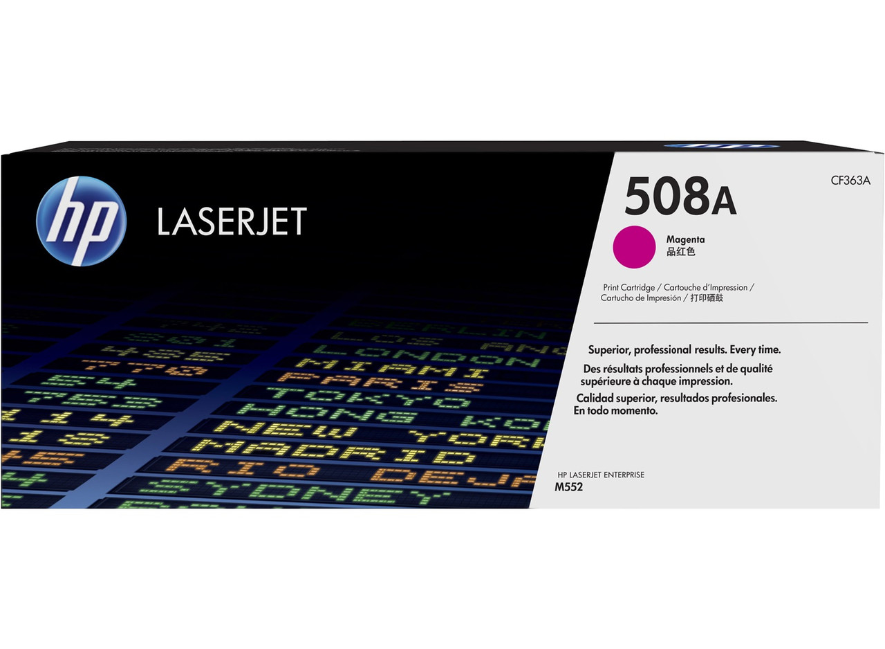 Картридж 508A/ CF363A (для HP Color LaserJet M552/ M553/ M577) пурпурный