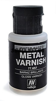 Лак глянцевый быстросохнущий Metal Color, 32мл, Vallejo