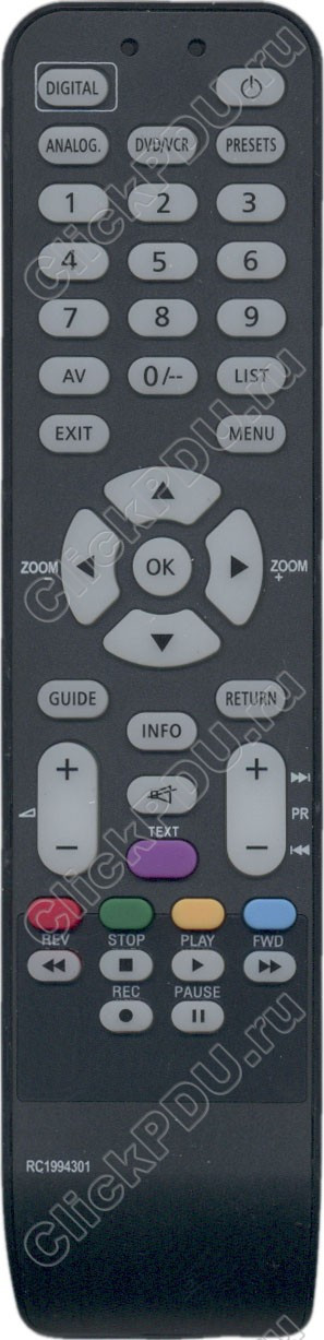 ПДУ для Thomson /TCL RC1994301 ic (серия HTS052)