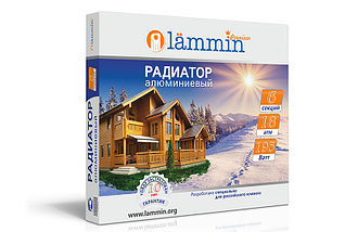 Радиатор алюминиевый Lammin Premium AL-500/80, фото 3