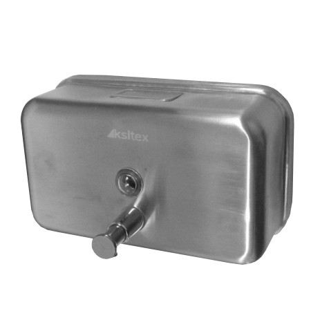 Дозатор для жидкого мыла из нержавейки Ksitex SD-1200М, матовый (1200 мл)