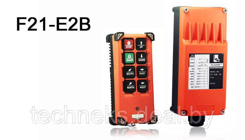 Радиоуправление Telecrane F21-E2B (6 кнопочное 1 скоростное) - фото 1 - id-p4692741