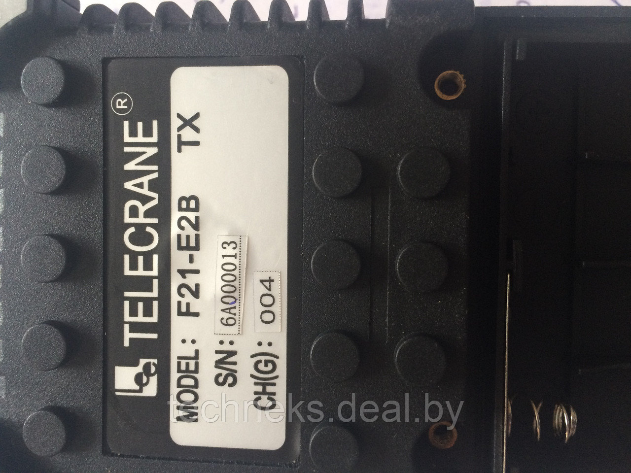 Радиоуправление Telecrane F21-E2M-4 (4 кнопочное 1 скоростное) - фото 4 - id-p46722671