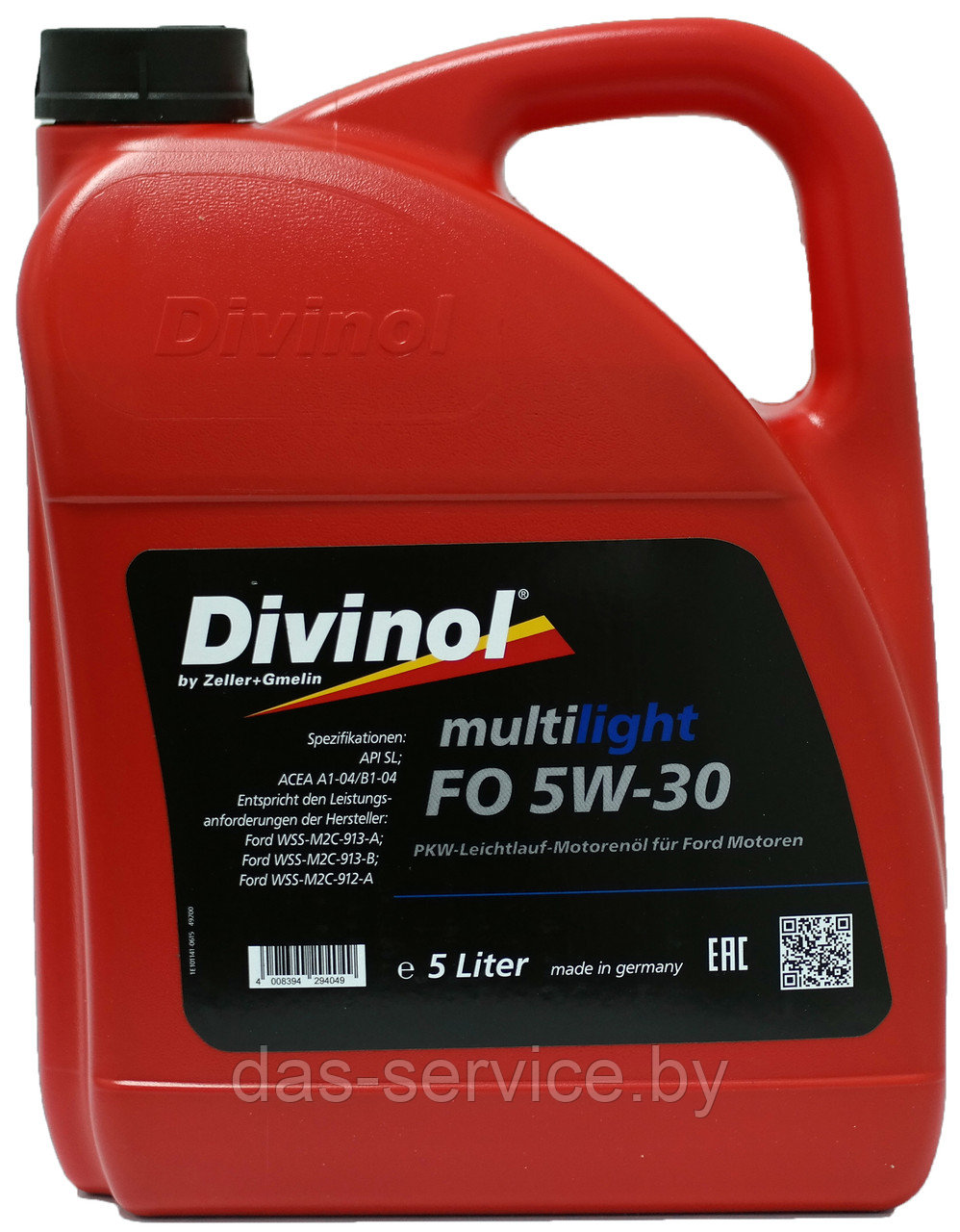 Моторное масло Divinol Multilight FO 5W-30 (синтетическое моторное масло 5w30) 200 л. - фото 3 - id-p26085049