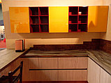 Угловая кухня с фасадами ЛДСП EGGER и волшебным уголком, фото 5