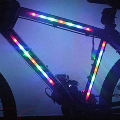 Подсветка на раму велосипеда светодиодная TQ-1009 разноцветная - фото 1 - id-p40371478