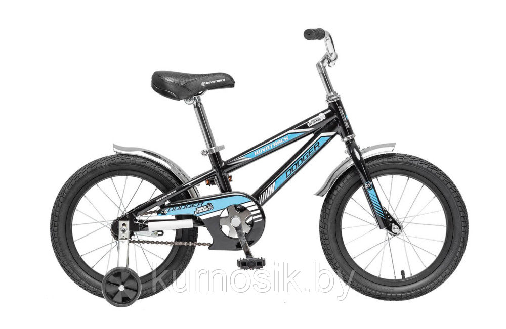 Детский велосипед Novatreck Dodger 16" (от 4 до 6 лет) черный