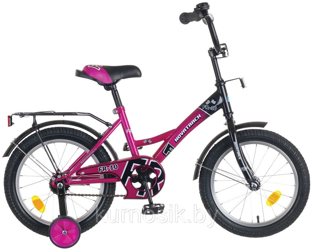Детский велосипед Novatreck FR-10 16" (от 5 до 7 лет) фиолетовый - фото 1 - id-p40373111