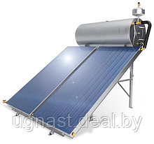 Солнечный электрический водонагреватель 300л (4-5 чел) для горизонтальной установки