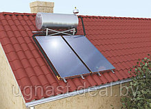 Солнечный электрический водонагреватель 200л (3-4 чел) для установки на крышу