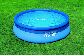 Тент солнечный для нагрева воды в бассейне 366 см Intex 28012 Solar Pool Covers