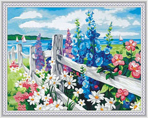 Картина по номерам Цветочная изгородь (ME050) 30х40 см, фото 2