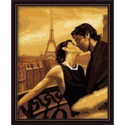 Картина по номерам Поцелуй в Париже (MG045) 40х50 см, фото 2