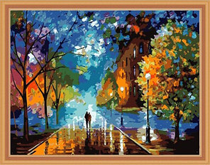 Картина по номерам Осенняя прогулка (MG158) 40х50 см, фото 2
