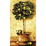 Картина по номерам Лимонное дерево (MY004) 40х80 см