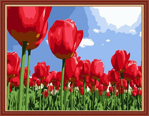 Картина по номерам Тюльпаны (MG215) 40х50 см, фото 2