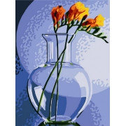 Картина по номерам Фрезия в вазе (PC3040005) 30х40 см