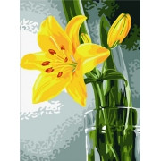 Картина по номерам Желтая лилия (PC3040006) 30х40 см