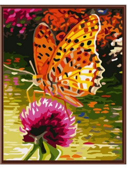 Картина по номерам Оранжевая бабочка (PC3040014) 30х40 см, фото 2