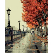 Картина по номерам Осенняя прогулка (PC4050002) 40х50 см