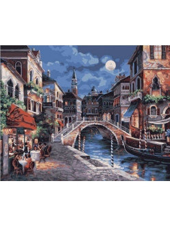 Картина по номерам Ночная венеция (PC4050015) 40х50 см, фото 2