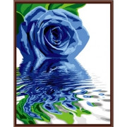 Картина по номерам Голубая роза (PC4050040) 40х50 см