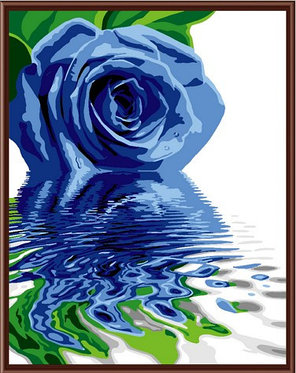 Картина по номерам Голубая роза (PC4050040) 40х50 см, фото 2