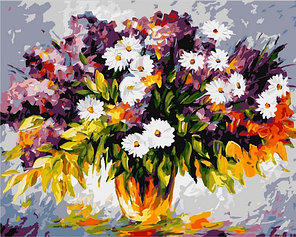 Картина по номерам Букет полевых цветов (PP4050115) на цветном холсте 40х50 см, фото 2