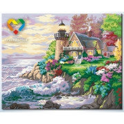 Картина по номерам Дом у маяка (HB4050315) 40х50 см, фото 2