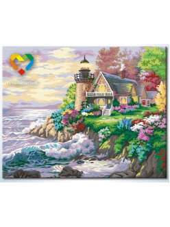 Картина по номерам Дом у маяка (HB4050315) 40х50 см, фото 2