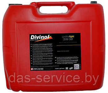 Моторное масло Divinol Syntholight 5W-50 (синтетическое моторное масло 5w50) 20 л.
