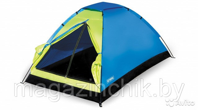 Палатка туристическая Atemi SHERPA 2 TX однослойная двухместная 150*205*105 см (800 мм)