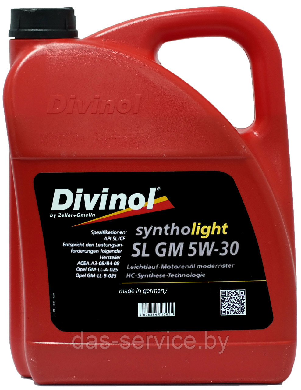 Моторное масло Divinol Syntholight SL GM 5W-30 (синтетическое моторное масло 5w30) 1 л. - фото 2 - id-p11716405
