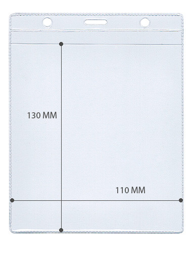 Бейдж  вертикальный арт. DT-8V размер под вкладыш 110*130мм, внешний размер  116*146мм