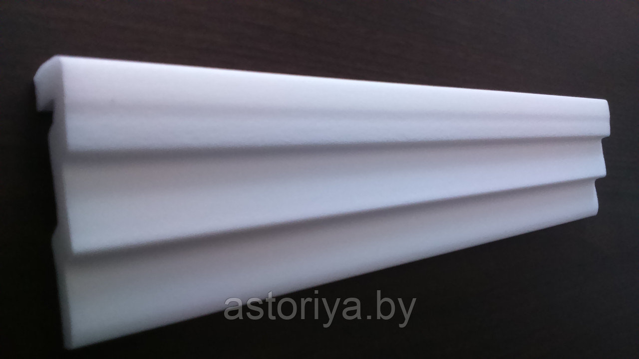 Плинтус потолочный C21/60 60*20 подходит под натяжной потолок