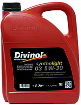 Моторное масло Divinol Syntholight 03 5W-30 (синтетическое моторное масло 5w30) 60 л., фото 2