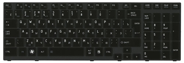 Купить клавиатуру TOSHIBA Satellite A660D в Минске