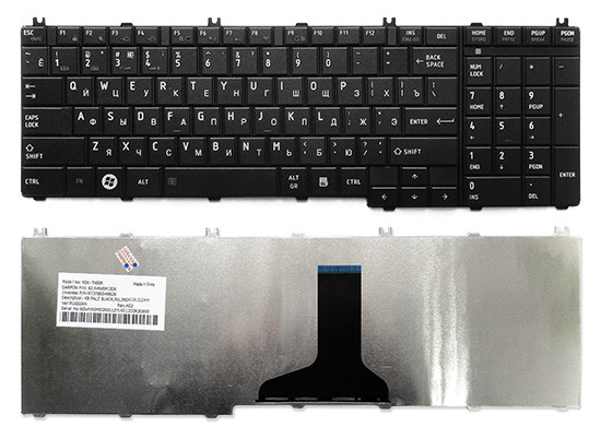 Клавиатура ноутбука TOSHIBA Satellite L675D