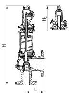Клапаны предохранительные 17с21нж