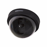 Муляж внутренней купольной камеры Rexant 45-0220 видеонаблюдения черного цвета с мигающим красным светодиодом