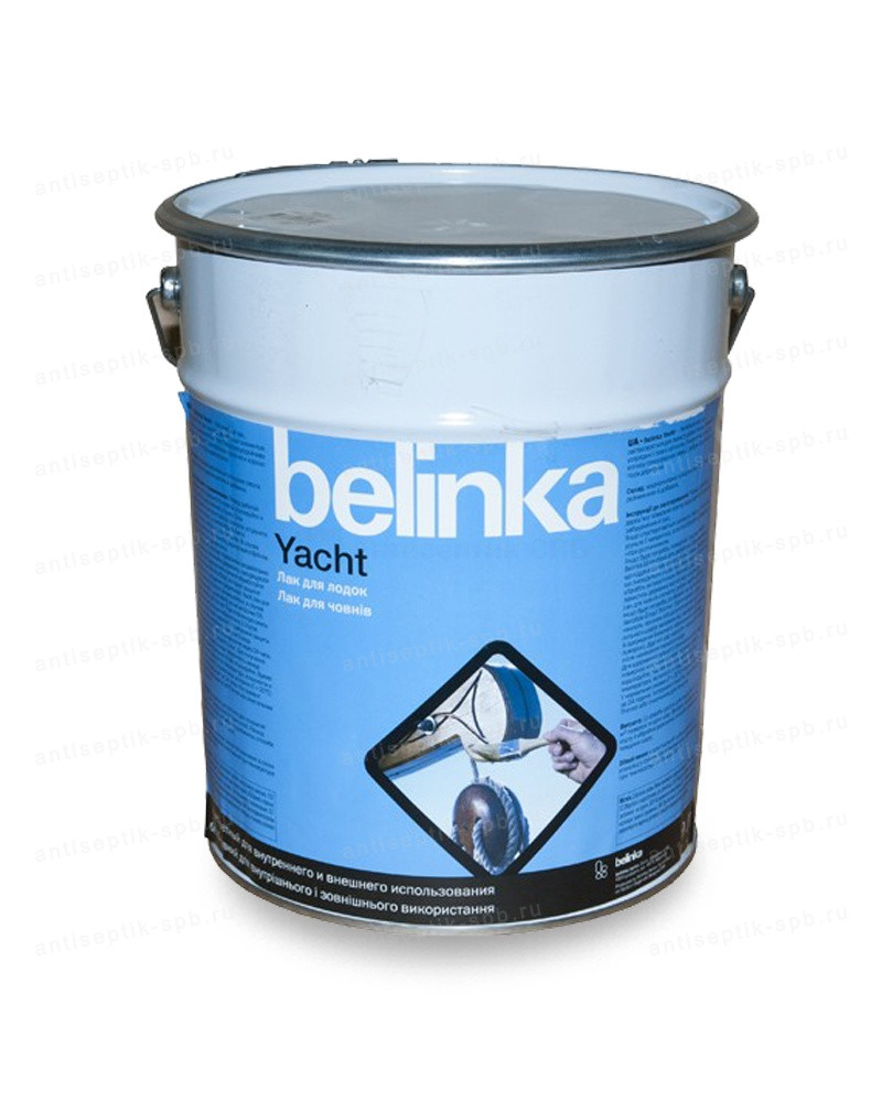 BELINKA «Yacht» бесцветный aлкидный лак яхтный 2,7 л Полуматовый