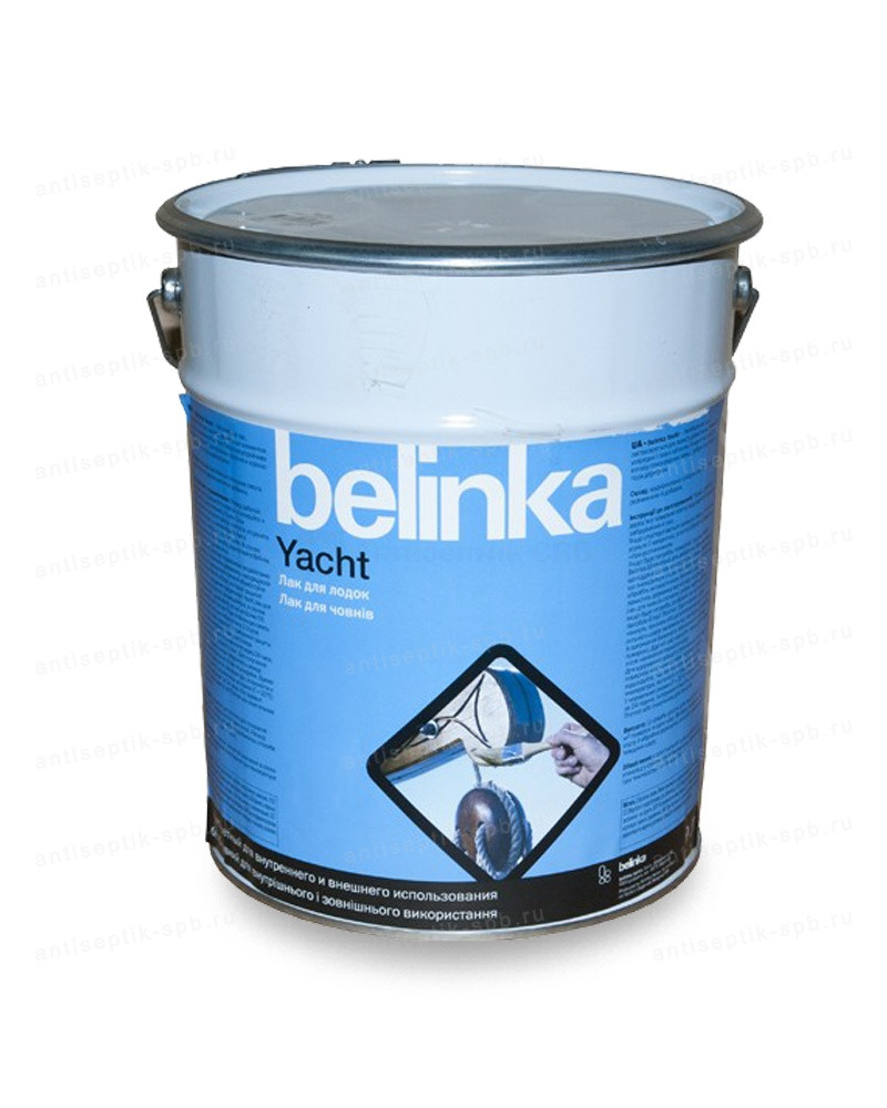 BELINKA «Yacht» бесцветный aлкидный лак яхтный 0,9л матовый - фото 1 - id-p78222960