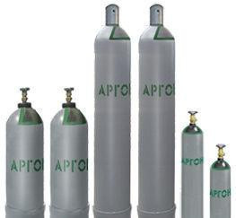 Стальной газовый баллон 40 литров (новый) аргон - фото 1 - id-p82408007
