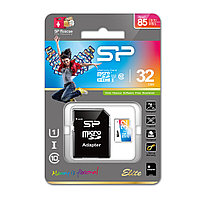 Карта памяти MicroSDHC 32GB SiliconPower Elite UHS-1 (Class 10)