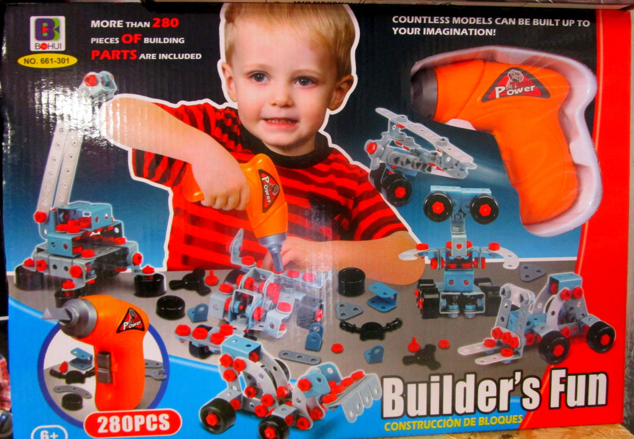 Конструктор Builders Fun, 280 деталей арт.661-301 - фото 1 - id-p40758142